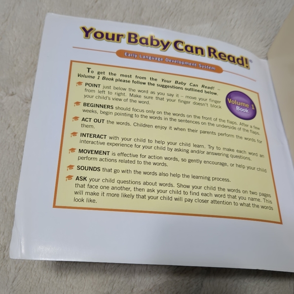 Your Baby Can Read Early Language Development word card set + book 1 - Picture 10 of 15